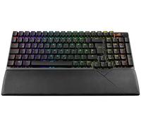 ROG Strix Scope II 96 Wireless teclado Juego USB + RF Wireless + Bluetooth QWERTZ Alemán Negro, Teclado para gaming negro, Inalámbrico y alámbrico, USB + RF Wireless + Bluetooth, Interruptor mecánico,
