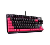 ASUS ROG Strix Scope TKL Electro Punk Teclado mecánico RGB para juegos FPS (interruptores Cherry MX, marco de aluminio e iluminación Aura Sync)