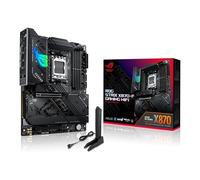 ASUS ROG Strix X870-F Gaming WiFi AMD AM5 X870 ATX Placa Base 16+2+2 etapas de Potencia, DDR5, WiFi 7 Q-Antenna, 4X M.2, PCIe® Q-Release Slim, USB4®, USB Type-C®, AI OCing, AI Cooling II, AI