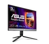 ASUS ROG Strix XG17AHPE 17.3" Monitor portátil para juegos, 1080P Full HD (1920 x 1080), IPS, 240Hz, sincronización adaptativa, cuidado de los ojos, micro-HDMI USB-C, batería de 3 horas de duración
