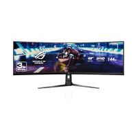 ASUS ROG Strix XG49VQ - Monitor Curvo para Juegos FreeSync de 49 Pulgadas, 144 Hz, Doble Full HD HDR, Cuidado de los Ojos con DP HDMI, Negro