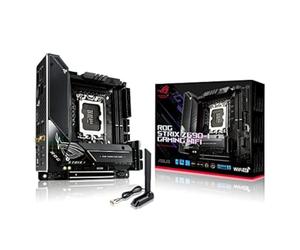 ASUS ROG Strix Z690-I Gaming WiFi - Placa Base Gaming Intel LGA 1700 ATX (VRM de 10+1 Fases, DDR5, PCIe 5.0, Wi-Fi 6E, LAN de 2.5 GB, Dos M.2, Tarjeta SATA del Panel Frontal ROG y Aura Sync)