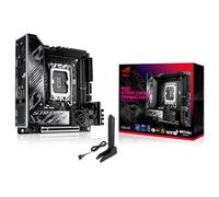 ASUS ROG Strix Z890-I Gaming WiFi - Placa Base Mini-iTX, 10+1+2+1 etapas de Potencia, DDR5, PCIe 5.0 Compatible con GPU de última generación, Dos M.2, WiFi 7, AI Overclocking, AI Networking II