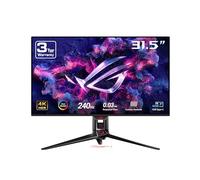 ASUS ROG Swift Monitor para juegos OLED 4K de 32 pulgadas (PG32UCDM) - UHD (3840 x 2160), QD-OLED, 240Hz, 0.03ms, compatible con G-SYNC, disipador térmico personalizado, película de grafeno, 99%