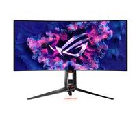 ASUS ROG Swift OLED PG34WCDM - Monitor Gaming con Panel Curvo 800R de 34 Pulgadas (3440x1440), 240 Hz, 0,03 ms (GTG), G-Sync, disipador Personalizado, Brillo Uniforme, KVM Inteligente, 90 W Tipo-C