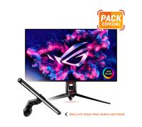 Asus ROG Swift PG32UCDMZ + ROG Aura LightBar - Pack monitor + Barra de luz