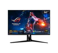 ASUS ROG Swift PG32UQR - Monitor de Juegos 4K HDR 144Hz DSC HDMI 2.1 de 32 Pulgadas, UHD (3840 x 2160), IPS, 1 ms, Compatible con G-Sync, sincronización de desenfoque de Movimiento Extremo bajo,