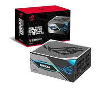 ASUS ROG Thor 1200W Platinum III Fuente de alimentación, 80 Plus Platinum, ATX 3.1, MOSFET GAN, Estabilizador de Voltaje Inteligente, Pantalla OLED magnética, Modo Turbo, 10 años de protección