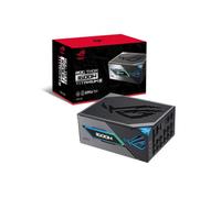 ASUS ROG Thor 1600W Titanium III Fuente de alimentación, 80 Plus Titanium, ATX 3.1, MOSFET GAN, Estabilizador de Voltaje Inteligente, Pantalla OLED magnética, Modo Turbo, 10 años de protección