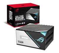 ASUS ROG Thor 850W Platinum II - Fuente de Alimentación Modular, 80+ Platinum, Lambda A++, Disipadores ROG, Ventilador PWM de 135 mm, Modo 0dB, Panel OLED, Cables Apantallados, Aura Sync