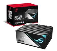 ASUS ROG Thor Platinum II - Fuente de alimentación Totalmente Modular de 1000 W (1000 W, Platino 80+, Certificado Lambda A++, disipadores de Calor ROG, Ventilador PWM de 135 mm, Modo 0dB, Panel OLED,