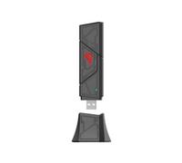 ASUS ROG USB-BE92 - Adaptador USB WiFi 7 BE6500 tribanda, Banda de 6 GHz, 4096-QAM, Funcionamiento multienlace (MLO), Compatible con USB Tipo A y C, Seguridad de Red WPA3