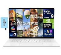 ASUS ROG Zephyrus G16 AI Gaming Laptop de 16 pulgadas 240Hz WQXGA OLED Display (Intel Ultra 9-285H, GeForce RTX 5070 Ti 12GB, 32GB LPDDR5X, 8TB SSD R0, RGB KB, Thunderbolt 4, Win 11 Pro) con