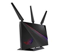 ASUS Router de juegos WiFi ROG Rapture (GT-AC2900) - Enrutador de Internet inalámbrico Gigabit de doble banda, NVIDIA GeForce AHORA, AURA RGB, Gaming & Streaming, compatible con AiMesh, seguridad de Internet incluida por vida