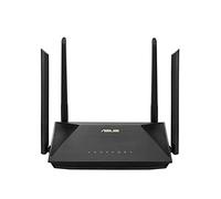ASUS RT-AX52 (AX1800) Router extensible WiFi 6 de doble banda, protección instantánea, programación de control parental, VPN incorporada, compatible con AiMesh