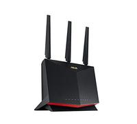 ASUS RT-AX86U, Router Gaming AX5700 Doble Banda Gigabit (Compatible PS5, Modo para Juegos de móvil, AiProtection con TrendMicro, Puerto 2.5G, Puerto Gaming, Adaptive QoS), Multicolor, WiFi 6