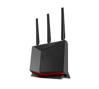 ASUS RT-BE86U BE6800 Router WiFi 7 de Doble Banda, Compatible con 4096-QAM, MLO, detección AI WAN, AiMesh, Seguridad de Red sin suscripción y Funciones VPN integrales, Guest Network Pro, Gaming