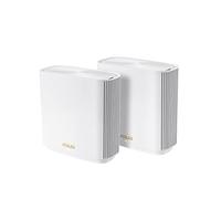ASUS Sistema ZenWiFi 6E de Malla de Tres Bandas para Todo el hogar (ET8 2PK), Cobertura de hasta 5.500 pies Cuadrados y 6 Habitaciones, 6600 Mbps, Nueva Banda de 6 GHz, AiMesh, Instant Guard