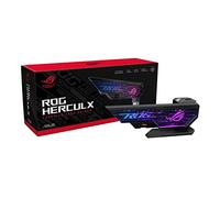 ASUS Soporte para Tarjetas gráficas ROG Herculx, construcción de aleación de Zinc sólido, fácil instalación, Nivel de Burbuja Incluido, Altura Ajustable, Amplia compatibilidad, Aura Sync RGB B