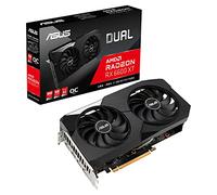 ASUS Tarjeta gráfica doble AMD Radeon RX 6600 XT OC Edition 8 GB GDDR6 (AMD RDNA 2, PCIe 4.0, 8 GB de memoria GDDR6, HDMI 2.1, DisplayPort 1.4a, diseño de ventilador de tecnología axial, tecnología 0dB)