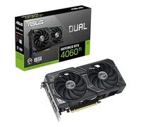 ASUS Tarjeta gráfica Dual GeForce RTX 4060 Ti OC 8GB (PCIe 4.0, 8GB GDDR6, DLSS 3, HDMI 2.1, DisplayPort 1.4a, diseño de 2,5 Ranuras, diseño de Ventilador Axial-Tech, tecnología 0dB)