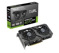 ASUS Tarjeta gráfica Dual GeForce RTX 4070 Super EVO OC Edition 12GB GDDR6X (PCIe 4.0, 12GB GDDR6X, DLSS 3, HDMI 2.1a, DisplayPort 1.4a, diseño de Ventilador Axial-Tech, tecnología 0 dB)