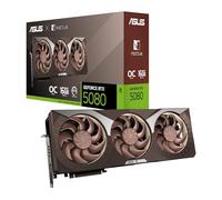ASUS Tarjeta gráfica GeForce RTX 5080 16 GB GDDR7 Noctua OC Edition Gaming (Nvidia RTX5080, NVIDIA Blackwell, DLSS 4, PCIe 5.0, 2 x HDMI 2.1b, 3X DisplayPort 2.1b, RTX5080-O16G-NOCTUA)