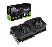 ASUS Tarjeta gráfica para juegos DUAL NVIDIA GeForce RTX 3070 OC Edition (PCIe 4.0, memoria GDDR6 de 8 GB, HDMI 2.1, DisplayPort 1.4a, diseño de ventilador de tecnología axial, BIOS dual, placa posterior protectora, GPU Tweak II)