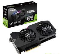 ASUS Tarjeta gráfica para juegos NVIDIA GeForce RTX 3060 Ti OC Edition Dual (PCIe 4.0, memoria GDDR6 de 8 GB, HDMI 2.1, DisplayPort 1.4a, diseño de ventilador Axial-Tech, BIOS duales, placa trasera protectora, GPU Tweak II)