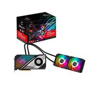 ASUS Tarjeta gráfica ROG Strix LC AMD Radeon RX 6800 XT OC Edition para juegos (PCIe 4.0, 16GB GDDR6, HDMI 2.1, DisplayPort 1.4a, placa fría de cobertura completa, radiador de 240 mm, tubo de 600 mm, GPU Tweak II)