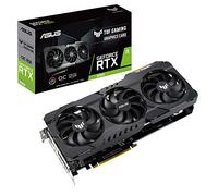 ASUS Tarjeta gráfica TUF Gaming NVIDIA GeForce RTX 3060 OC Edition (PCIe 4.0, 12 GB GDDR6, HDMI 2.1, DisplayPort 1.4a, rodamientos de ventilador de bolas duales, certificación de grado militar, GPU Tweak II)
