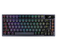 Asus Teclado inalámbrico ROG Azoth 75, Factor de Forma 75%, Espuma amortiguadora de Tres Capas y Cubierta Superior de Metal, Personalizable switches mecánicos ROG NX prelubricados e Intercambiables