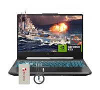 ASUS TUF A15 - Laptop para juegos FHD de 15.6 pulgadas, 144 Hz, AMD Ryzen 7 7435HS, NVIDIA GeForce RTX 3050, RAM DDR5 de 32 GB, SSD PCIe de 1 TB, teclado retroiluminado RGB, cámara HD, negro, Win 11