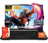ASUS TUF A16 - Portátil para Juegos, Oficina, 16 Pulgadas FHD 165 Hz, Radeon RX 7700S 8 GB (Beats RTX 4060), AMD Ryzen 7 7735HS (hasta 4,75 GHz, Beats i7-13620H), 64 GB DDR5, 2 TB SSD, Wi-Fi 6