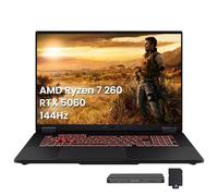 ASUS TUF A18 45.7 cm WUXGA 144Hz Gaming Laptop, AMD Ryzen 7 260, NVIDIA GeForce RTX 5060 8GB GDDR7, 64GB DDR5, 2TB SSD, teclado retroiluminado, cámara FHD IR, Wi-Fi 6E, Win 11 Pro, gris, 1TB estación