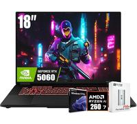 ASUS TUF A18 - Laptop para juegos AMD Ryzen 7 260 Beat i9-13905H - NVIDIA RTX 5060-32GB RAM -1TB SSD -Pantalla WUXGA de 18 pulgadas - Teclado retroiluminado RGB - Cámara FHD Win 11 Pro, con paquete de