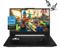 ASUS TUF F15 Gaming Laptop RTX 4070 - Intel Core i7-13620H - Pantalla IPS 15.6 FHD - Teclado retroiluminado RGB - 64 GB DDR5 RAM - SSD PCIe de 4 TB - Windows 11 - Thunderbolt4 - Cable HDMI