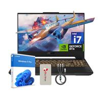 ASUS TUF F15 - Laptop para juegos FHD de 15.6 pulgadas, 144 Hz, Intel i7-13620H, NVIDIA GeForce RTX 4070, 64 GB DDR5 RAM, 4 TB PCIe SSD, teclado retroiluminado RGB, Mecha Grey, Win 11 Pro, juego de