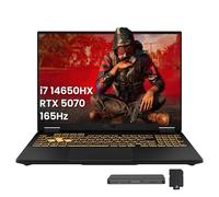 ASUS TUF F16 - Laptop para juegos de 16 pulgadas WUXGA 165Hz, Intel i7-14650HX, GeForce RTX 5070 8GB GDDR7, 32GB DDR5, 2TB SSD, teclado retroiluminado RGB, cámara FHD IR, Wi-Fi 6E, Win 11 Pro, gris