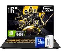 ASUS TUF F16 - Laptop para juegos, pantalla IPS 16:10 de 165 Hz, 14ª generación Intel 16-Core i7-14650HX(>i9-13900HX), NVIDIA GeForce RTX 5070, RAM DDR5 de 16 GB, SSD PCIE de 1 TB, KB retroiluminado
