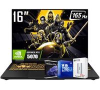 ASUS TUF F16 - Laptop para juegos, pantalla IPS 16:10 de 165 Hz, 14ª generación Intel 16-Core i7-14650HX(>i9-13900HX), NVIDIA GeForce RTX 5070, RAM DDR5 de 32 GB, SSD PCIE de 1 TB, KB retroiluminado