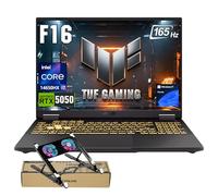 ASUS TUF F16 RTX 5050 VR Ready Gaming Laptop, 40.6 cm FHD+(1920x1200) 165Hz, Intel i7-14650HX, NVIDIA RTX 5050, 64GB DDR5, 2TB SSD, RGB Backlit KB, FHD Webcam, MUX Switch con NVIDIA Advanced Optimuus