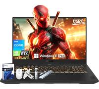 ASUS TUF F17 Gaming Laptop, Microsoft Office Lifetime License, Intel i7-13620H, NVIDIA GeForce RTX 4070, 32 GB DDR5 RAM, 2 TB SSD, 43.9 cm WQHD 240Hz Display, Backlit Chiclet Keyboard, Windows 11 Pro
