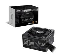 ASUS TUF-GAMING-550B - Fuente de alimentación 550W Bronze (80 Plus Bronze, Grado Militar, Doble rodamiento de Bolas, Revestimiento PCB, Axial-Tech, tecnología 0db, Cables apantallados) Negro