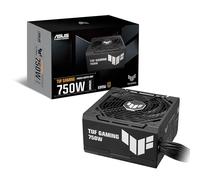ASUS TUF-GAMING-750B - Fuente de alimentación 750W Bronze (80 Plus Bronze, Grado Militar, Doble rodamiento de Bolas, Revestimiento PCB, Axial-Tech, tecnología 0db, Cables apantallados) Negro