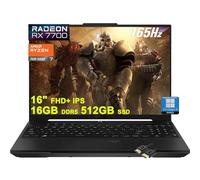 ASUS TUF Gaming A16 Laptop | 16 pulgadas FHD+ 165Hz 100% sRGB | AMD 8-core Ryzen 7 7735HS | 16GB DDR5 512GB SSD | Radeon RX7700S 8GB Graphic (>RTX4060) | USB-C USB4 Win11Pro negro + cable HDMI