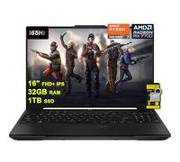 Asus TUF Gaming A16 Laptop 16 pulgadas FHD+ 165Hz 7ms 100% sRGB AMD Octa-core Ryzen 7 7735HS 32GB RAM 1TB SSD Radeon RX 7700S 8GB (>RTX4060) retroiluminado USB-C USB4 carga rápida Win11 con accesorio