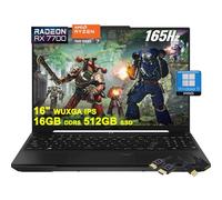 ASUS TUF Gaming A16 Laptop | 16 pulgadas WUXGA 165Hz 100% sRGB | AMD 8-core Ryzen 7 7735HS | 16GB DDR5 512GB SSD | Radeon RX7700S 8GB (>RTX4060) | USB-C USB4 Win11Pro retroiluminado con accesorio DLCA