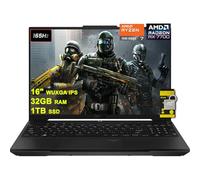ASUS TUF Gaming A16 Laptop de 16 pulgadas WUXGA 165Hz 100% sRGB AMD de 8 núcleos Ryzen 7 7735HS 32GB RAM 1TB SSD Radeon RX 7700S 8GB (>RTX4060) Retroiluminado USB4 Carga rápida AI Cancelación de ruido