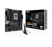 ASUS TUF Gaming A620M-PLUS WiFi Placa Base Micro-ATX AMD A620 (2.5Gb Ethernet, Wi-Fi 6, 2 x DP, HDMI, USB 3.2 Gen 1, USB 3.2 Gen 1 Type-C, BIOS Flashback, cancelación de Ruido, Aura Sync), Negro